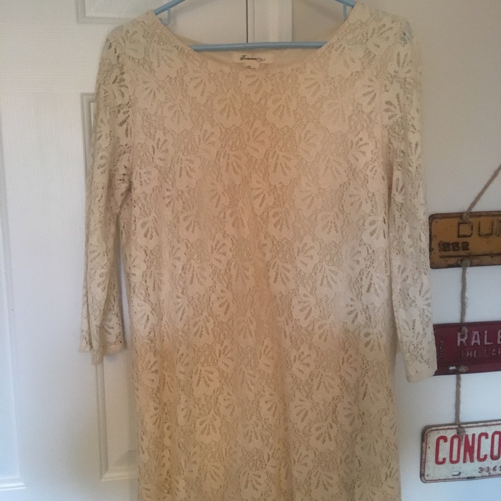 Lace mini dress